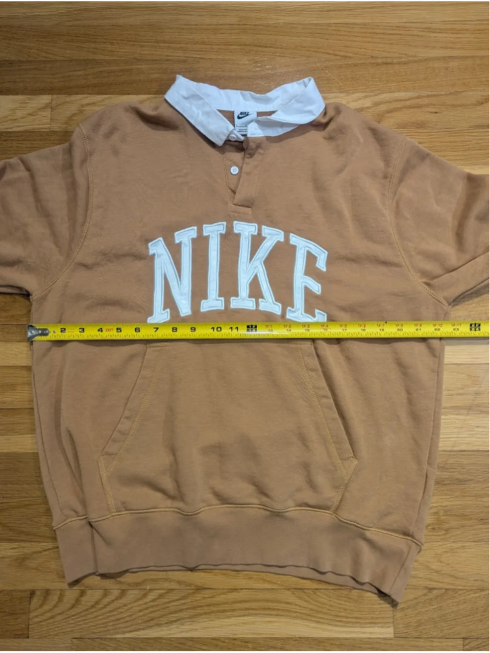 Nike Collared Spell Out Collared Sweatshirt Large - Picture 5 of 9